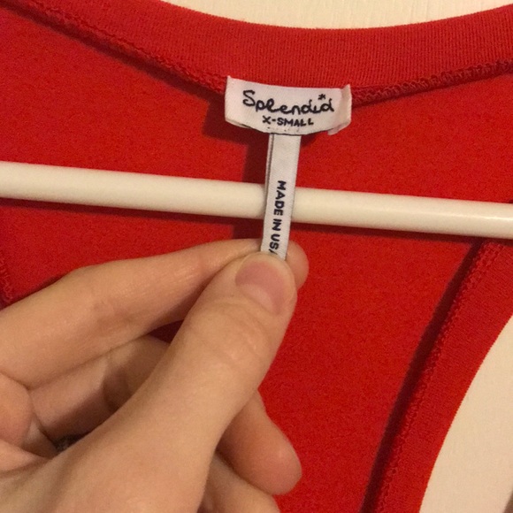 Splendid Razor Back High Low Red Dress - Picture 3 of 6